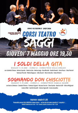 SAGGIO - Soldi gita + Don Chisciotte